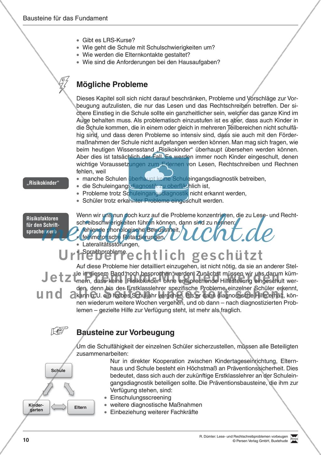 Bausteine für das Fundament: Beobachtungsbögen Preview 3
