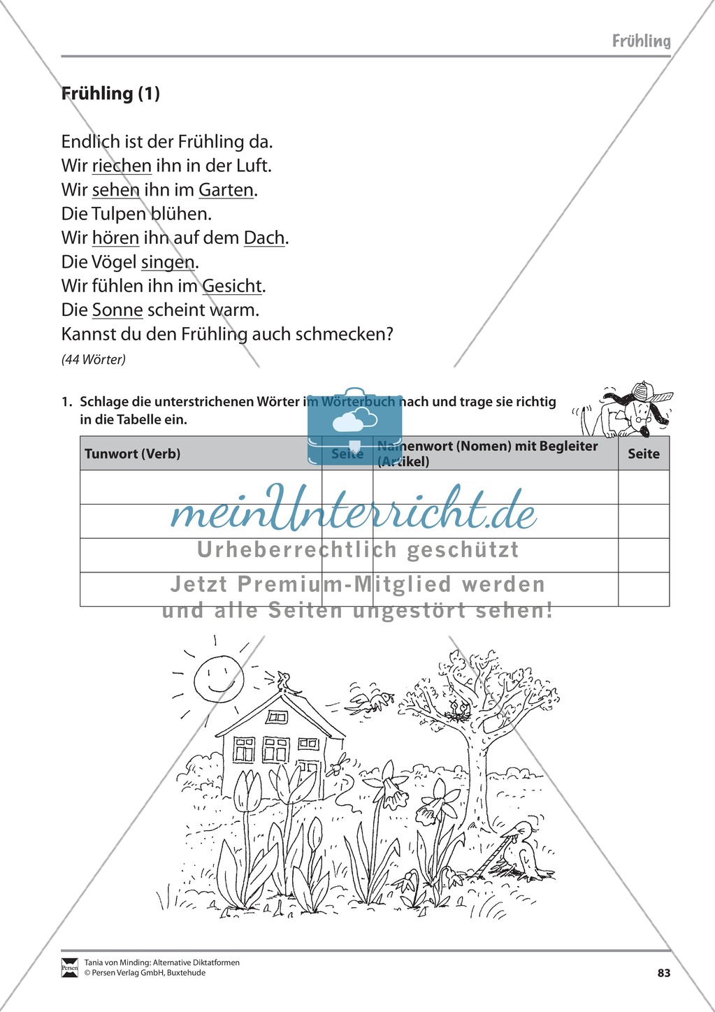 Wörterbucharbeit: Texte und Aufgaben + Lösungen Preview 22