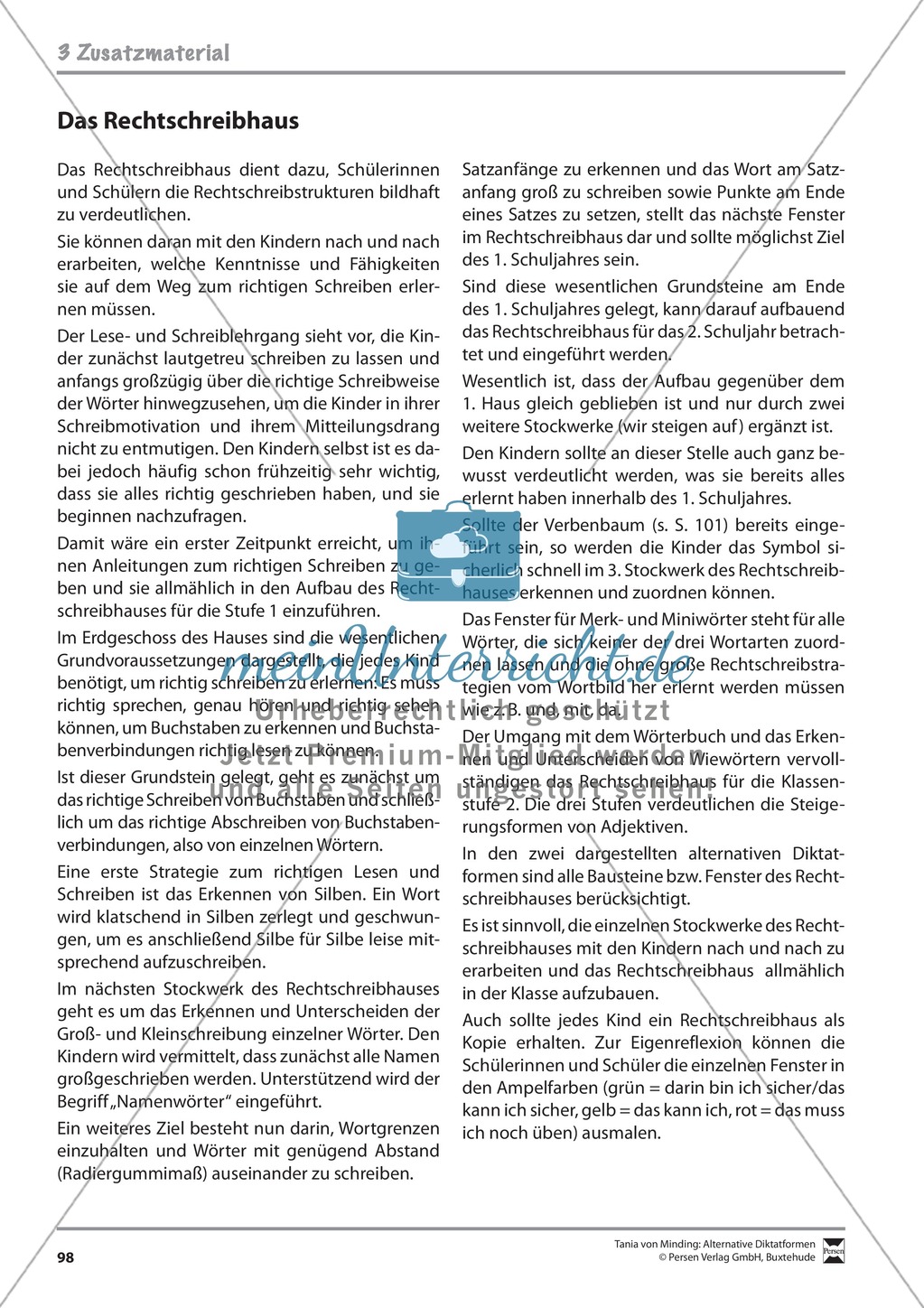 Das Rechtschreibhaus Preview 1