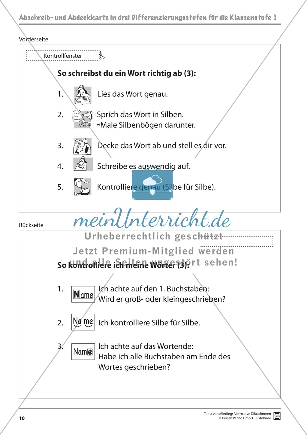 Die Abschrift - Abschreib- und Abdeckkarten Preview 3