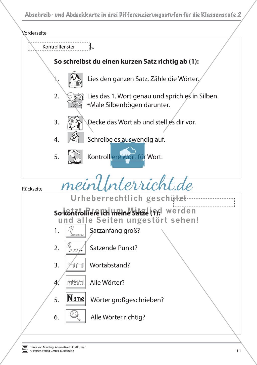 Die Abschrift - Abschreib- und Abdeckkarten Preview 4