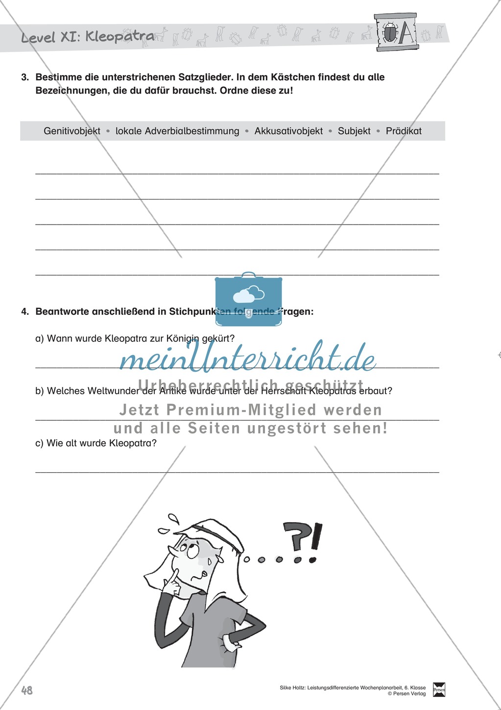 Wochenplanarbeit,
