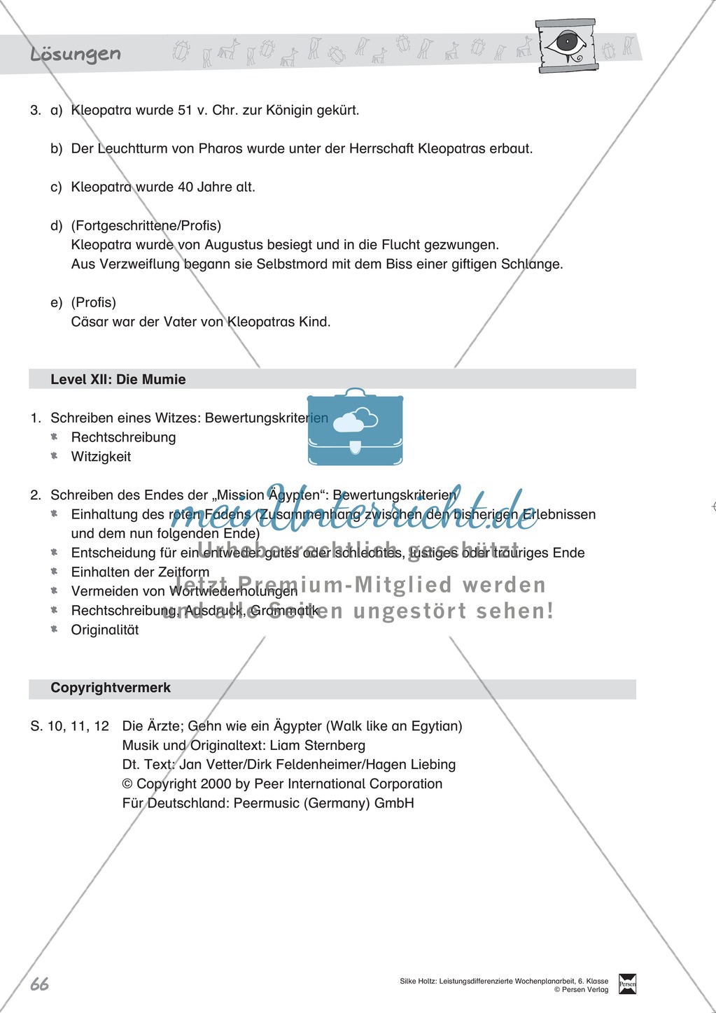 Wochenplanarbeit,
