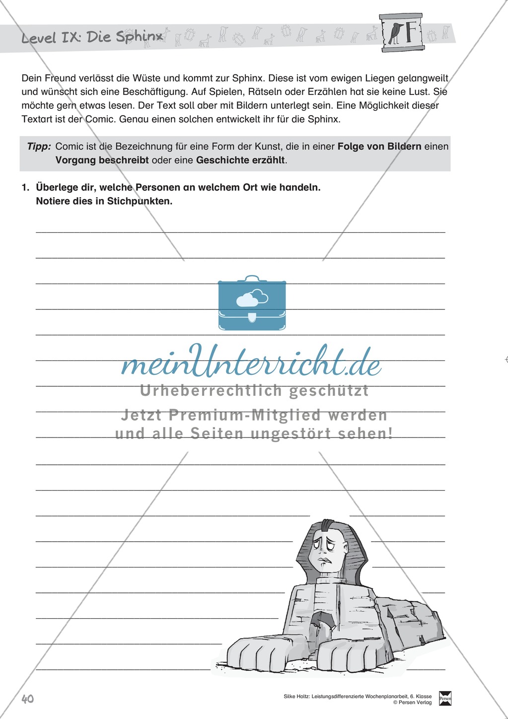 Wochenplanarbeit,
