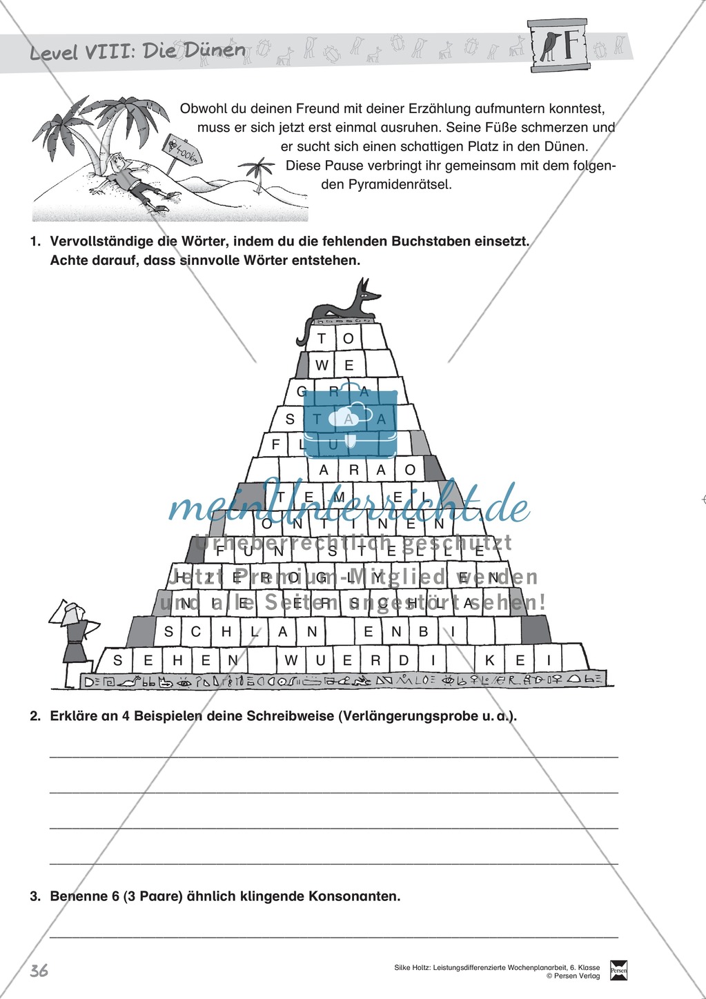 Wochenplanarbeit,