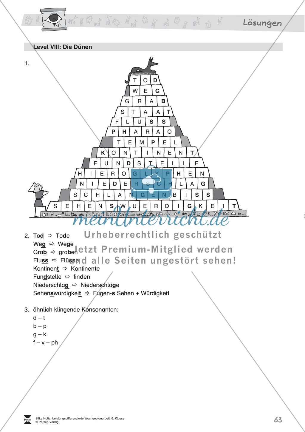 Wochenplanarbeit,