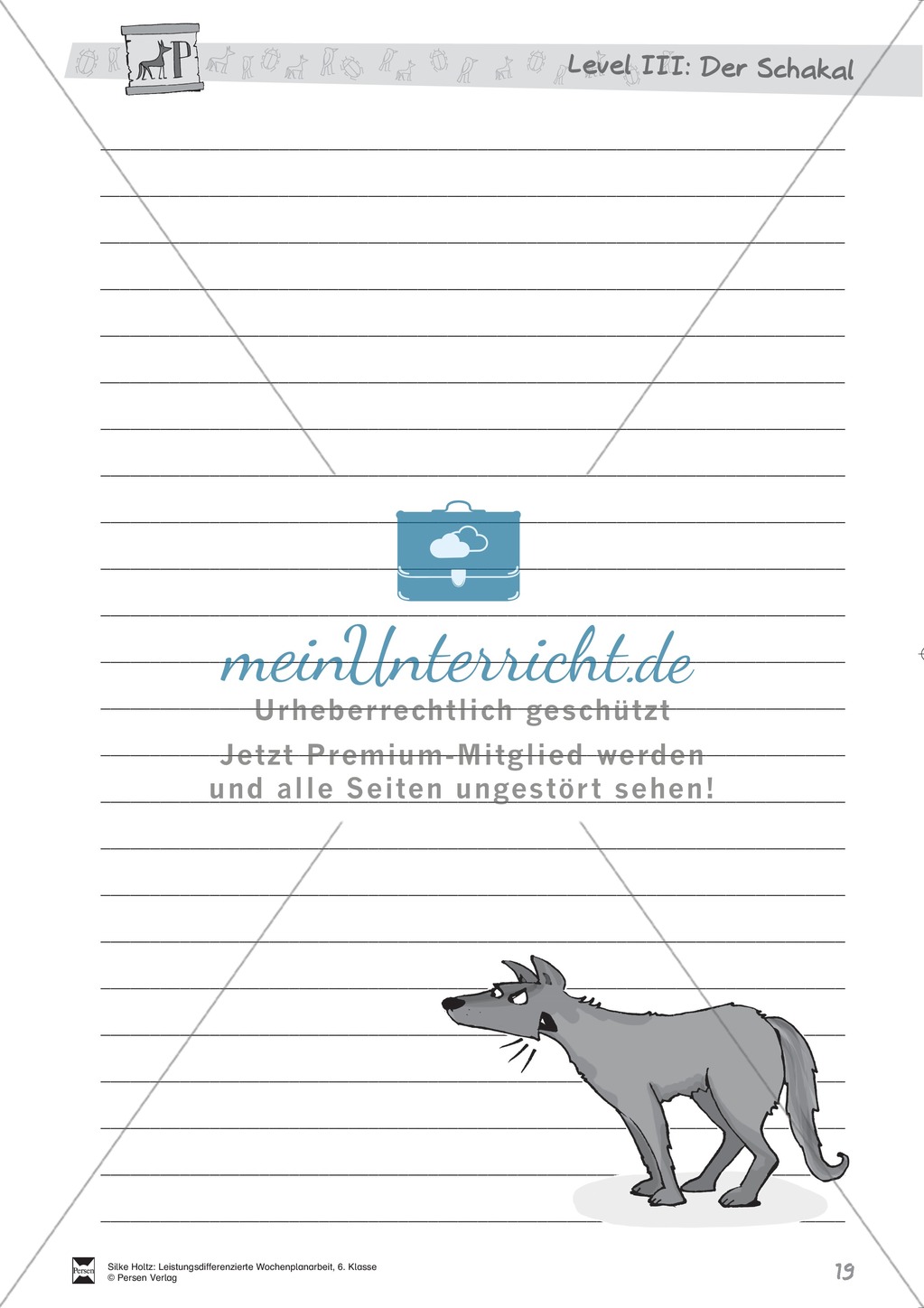 Wochenplanarbeit,