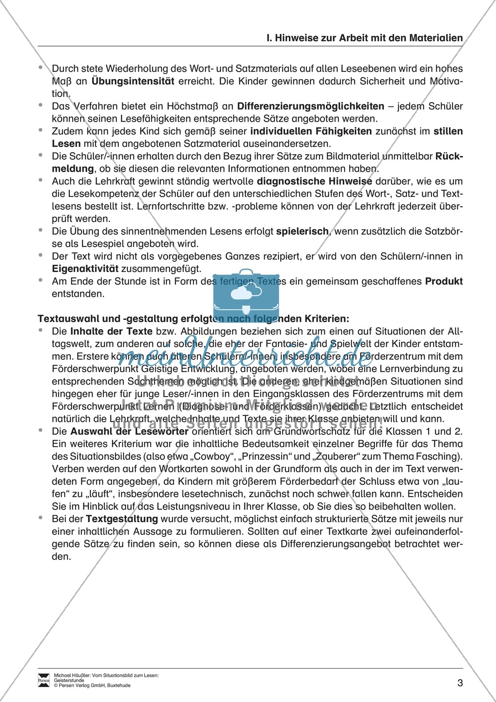 Vom Situationsbild zum Lesen: Stundenplanung Preview 3