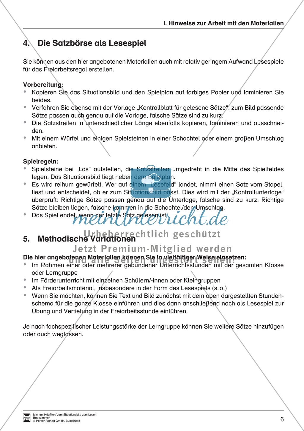Leseförderung Badezimmer: Unterrichtsmodell, Bilder, Arbeitsblätter, Lesespiel und Kontrollblatt Preview 3