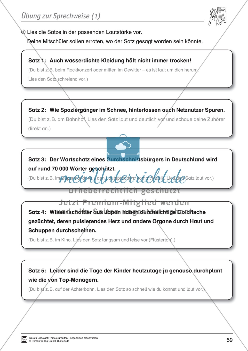 Ergebnisse präsentieren: Lernplakat, Tipps zum Präsentieren und Reflexieonsbögen Preview 13