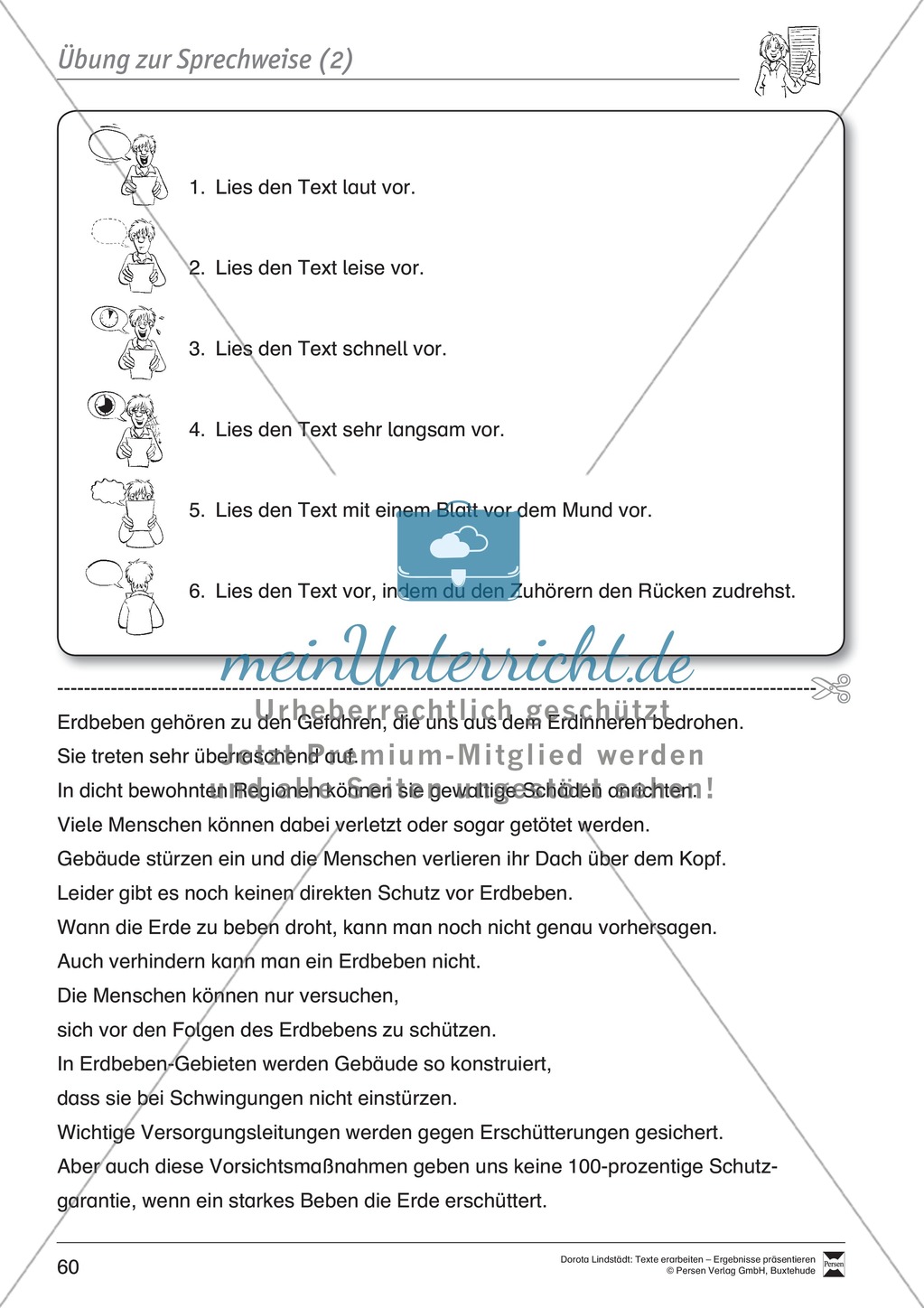 Ergebnisse präsentieren: Lernplakat, Tipps zum Präsentieren und Reflexieonsbögen Preview 14