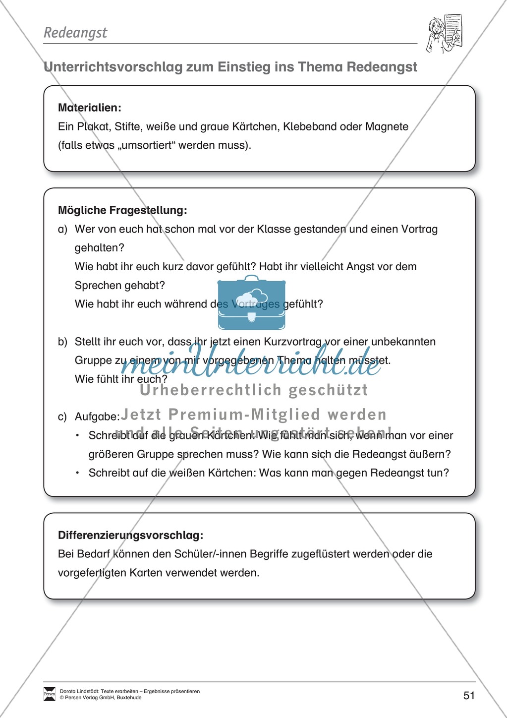Ergebnisse präsentieren: Lernplakat, Tipps zum Präsentieren und Reflexieonsbögen Preview 5