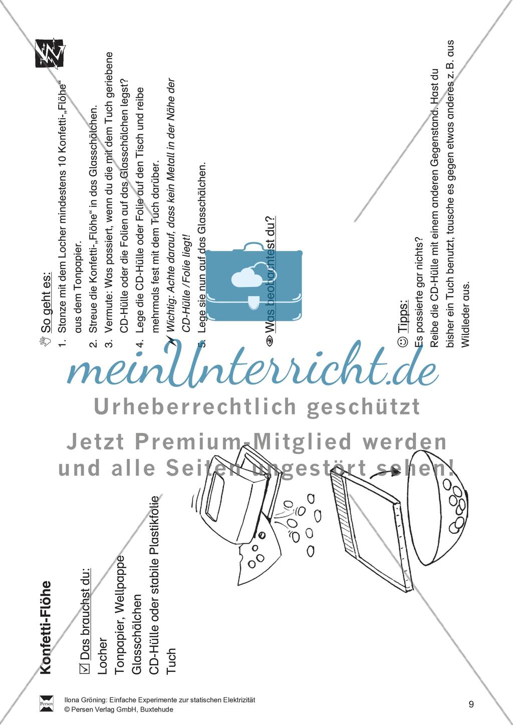 Einfache Experimente zur statischen Elektrizität Preview 10