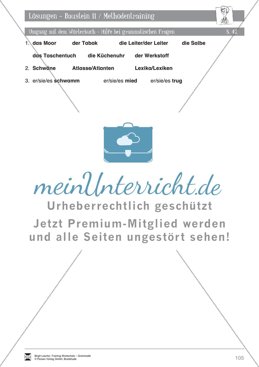 Deutsch als Zweitsprache (DaZ) - Grundfertigkeiten Grammatik: