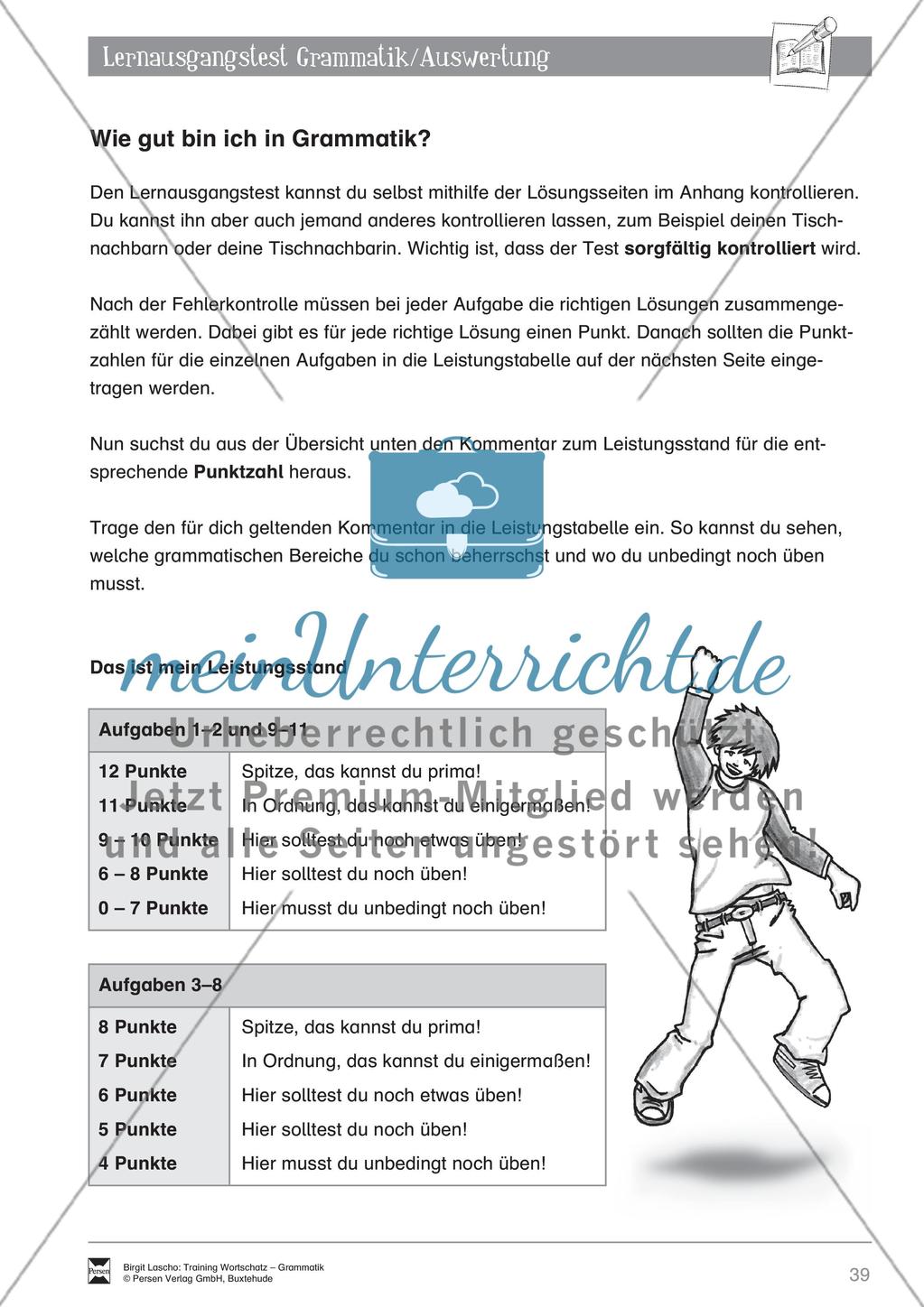 Deutsch als Zweitsprache (DaZ) - Grundfertigkeiten Grammatik: