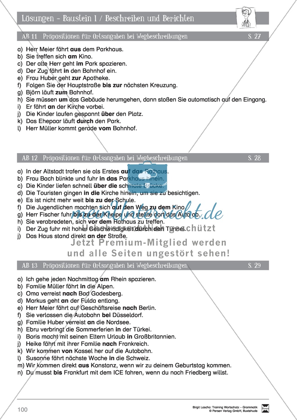 Deutsch als Zweitsprache (DaZ) - Sprachlicher Ausdruck: Beschreiben und Berichten