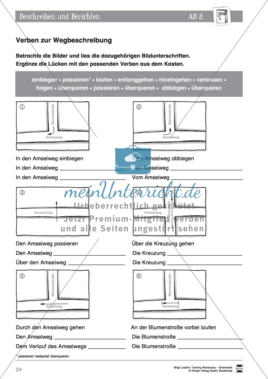 Deutsch als Zweitsprache (DaZ) - Sprachlicher Ausdruck: Beschreiben und Berichten