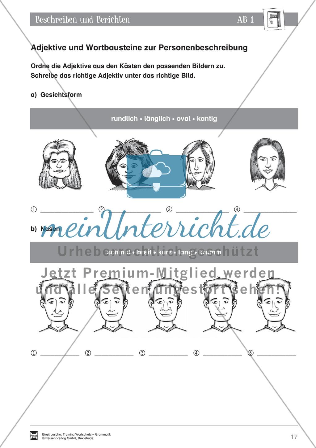 Deutsch als Zweitsprache (DaZ) - Sprachlicher Ausdruck: Beschreiben und Berichten