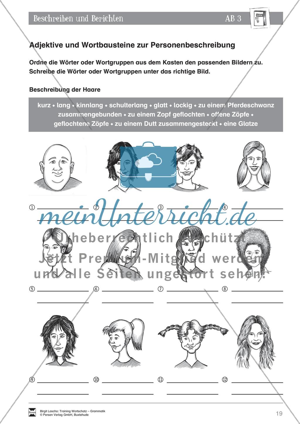 Deutsch als Zweitsprache (DaZ) - Sprachlicher Ausdruck: Beschreiben und Berichten