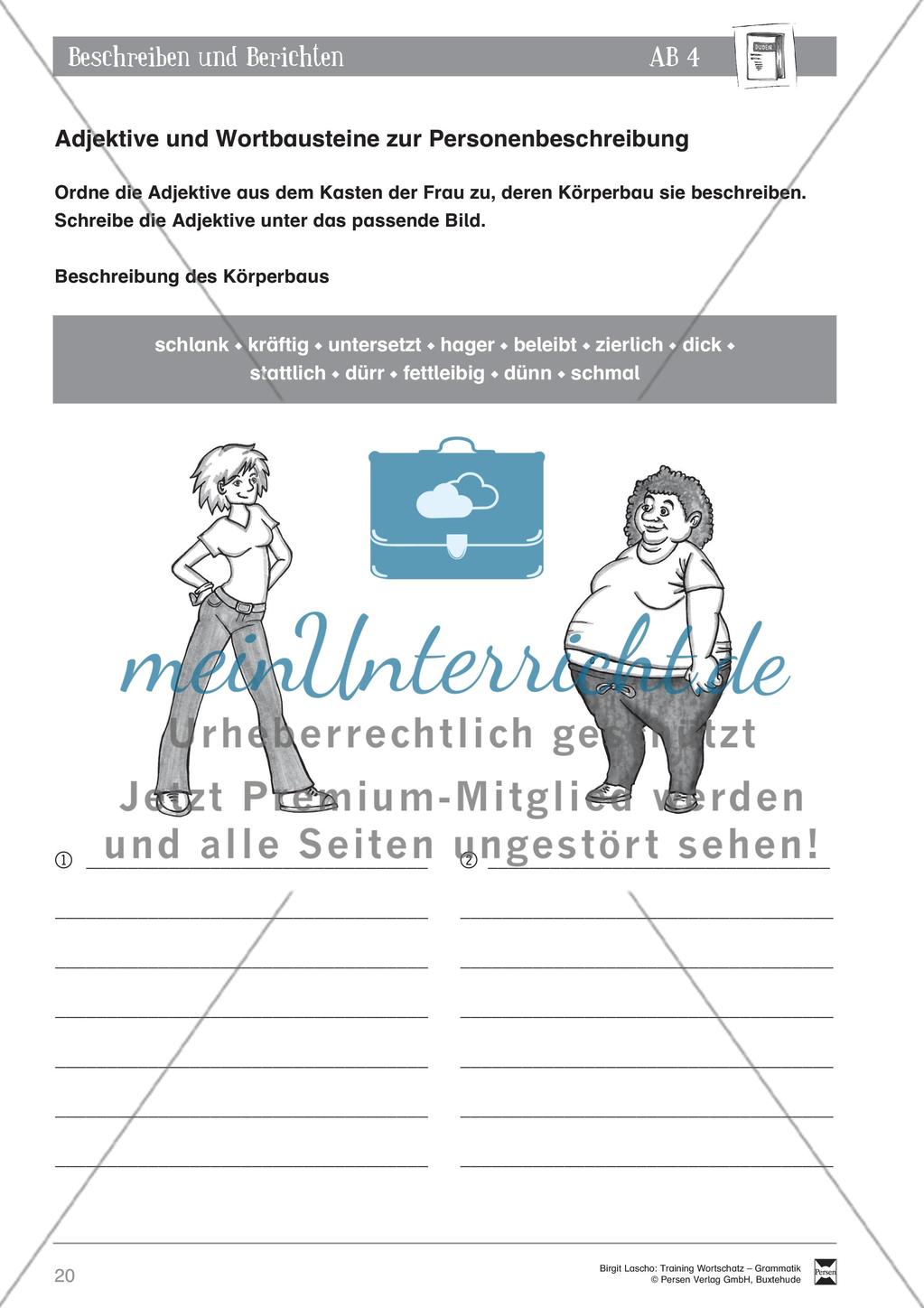 Deutsch als Zweitsprache (DaZ) - Sprachlicher Ausdruck: Beschreiben und Berichten