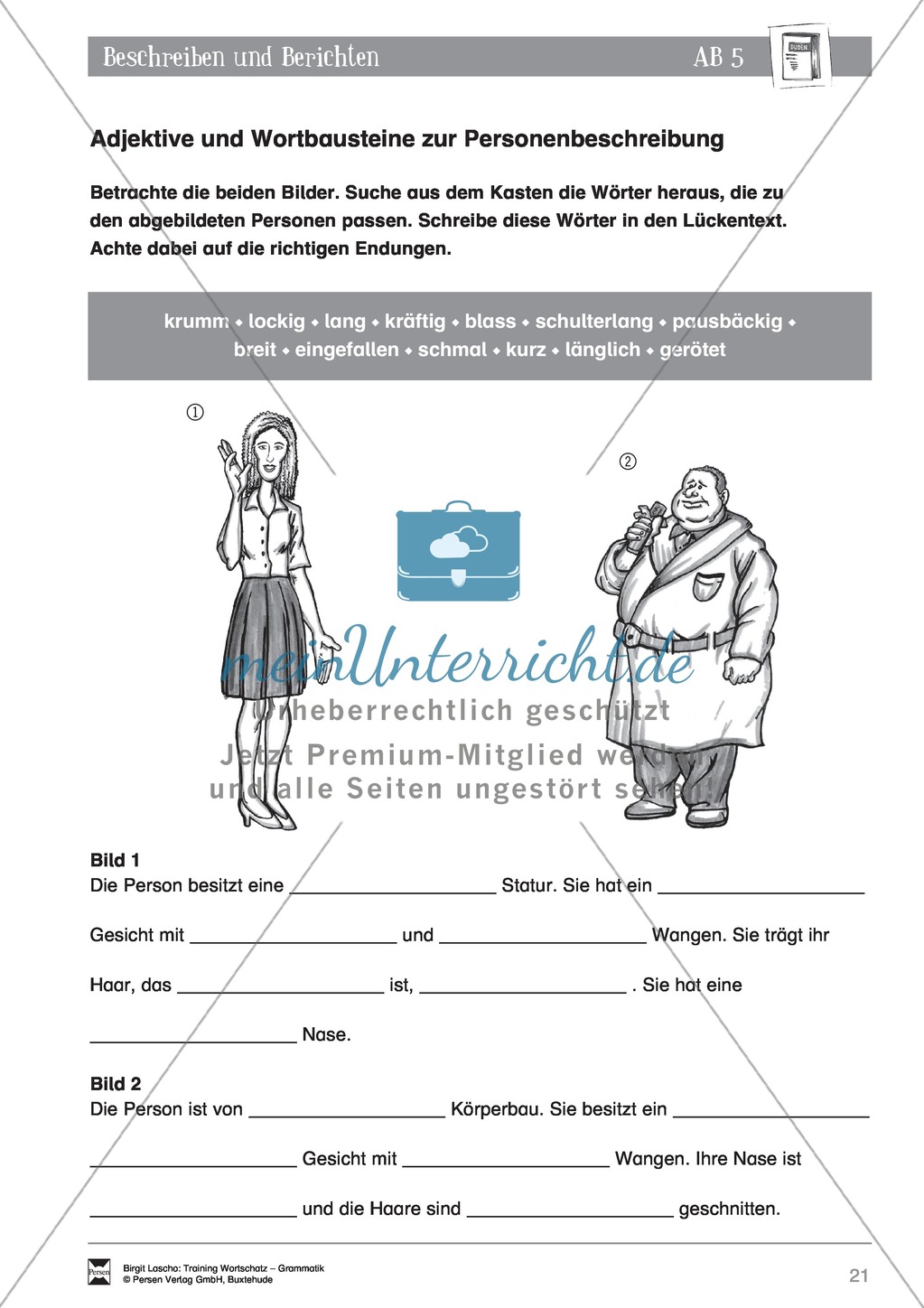 Deutsch als Zweitsprache (DaZ) - Sprachlicher Ausdruck: Beschreiben und Berichten