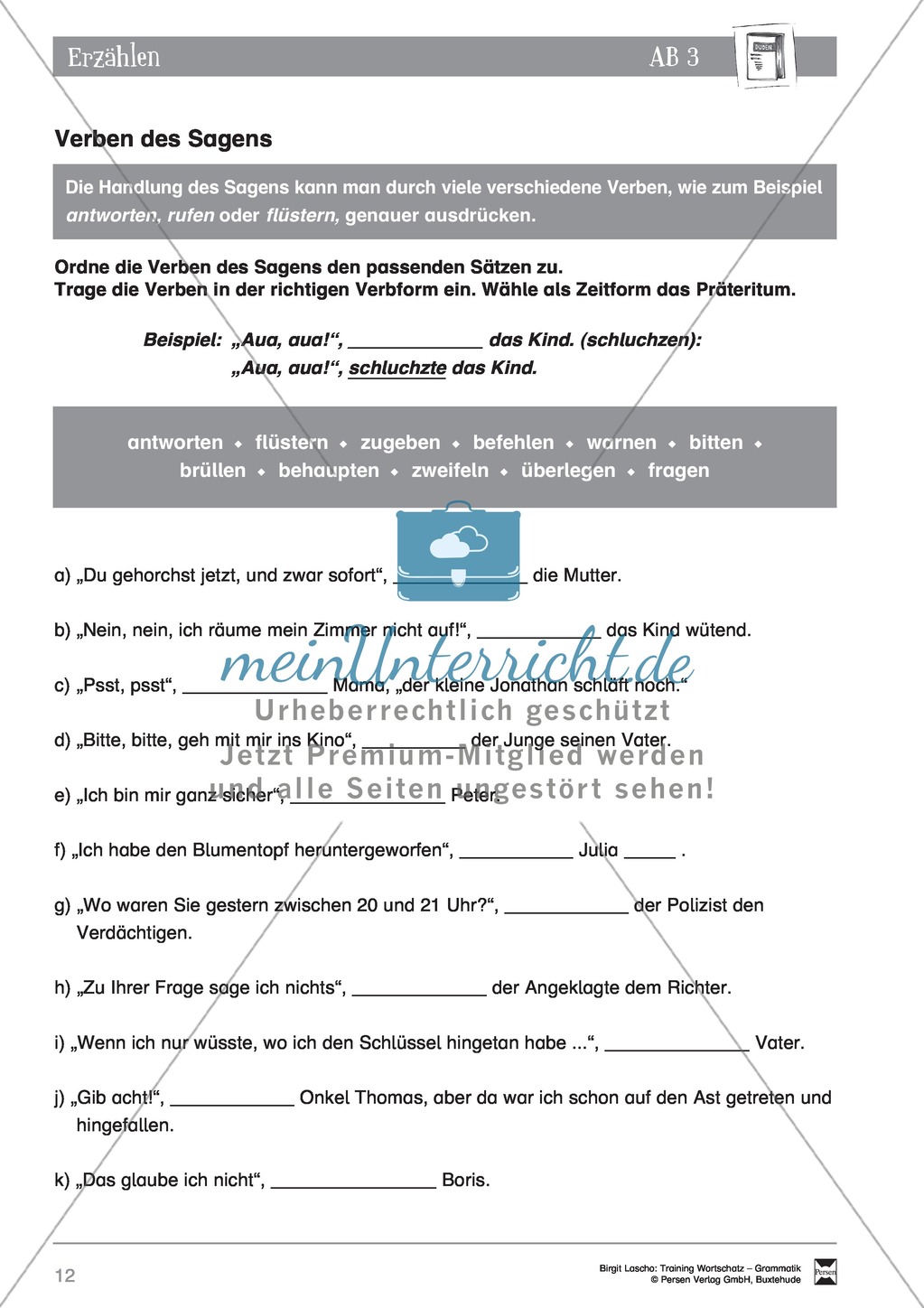 Deutsch als Zweitsprache (DaZ) - Sprachlicher Ausdruck: Erzählen