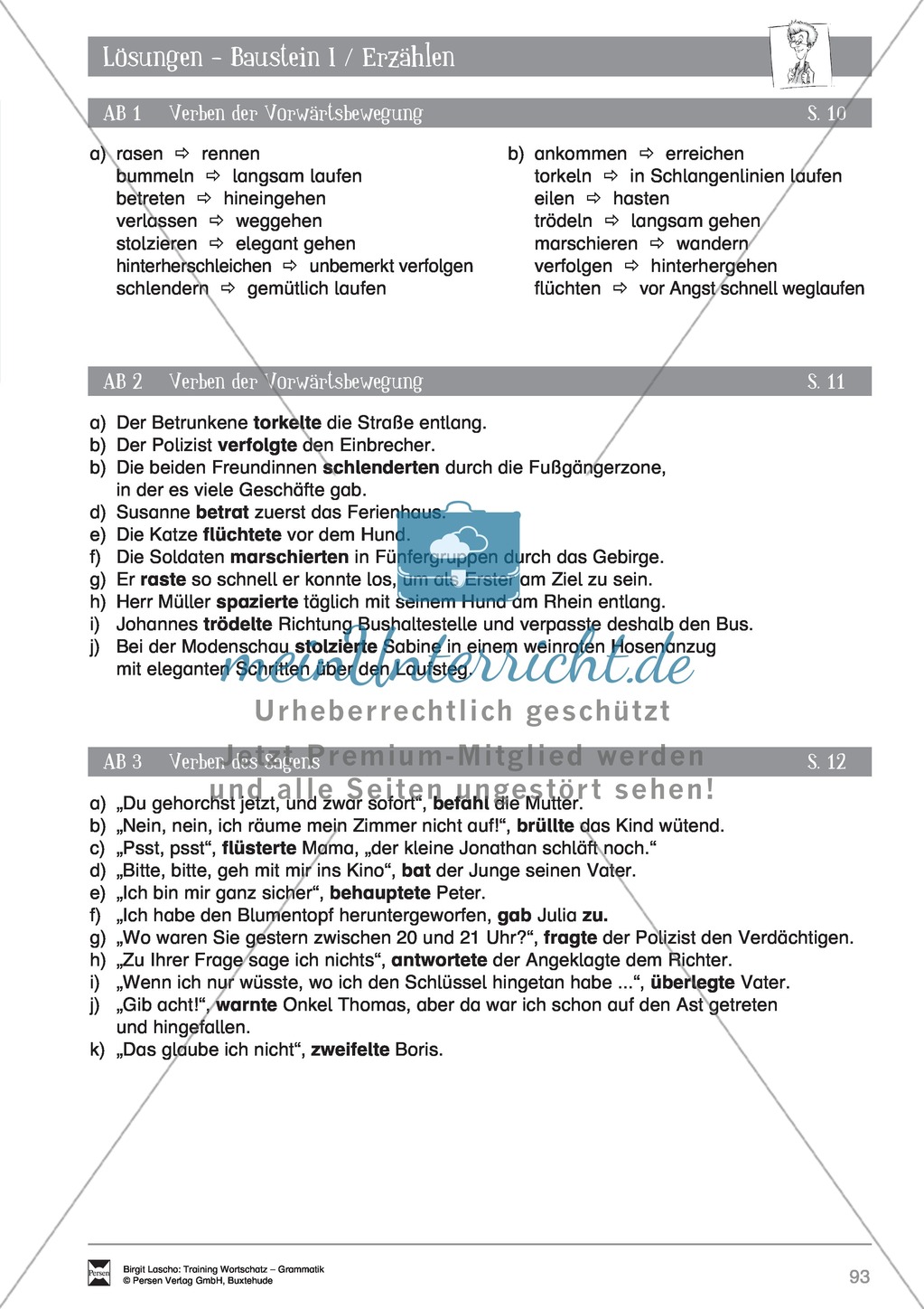 Deutsch als Zweitsprache (DaZ) - Sprachlicher Ausdruck: Erzählen