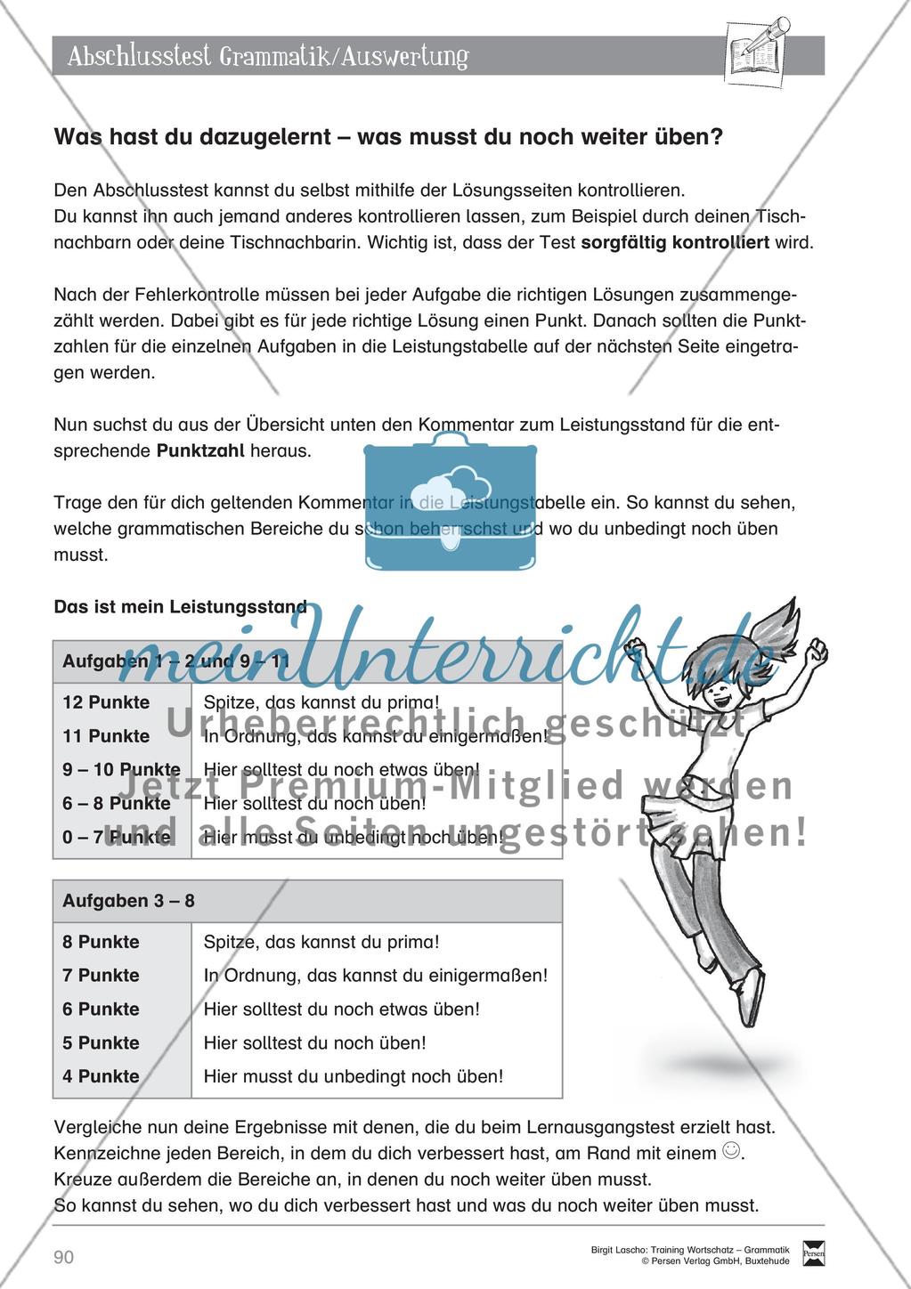 Deutsch als Zweitsprache (DaZ) - Grundfertigkeiten Grammatik: