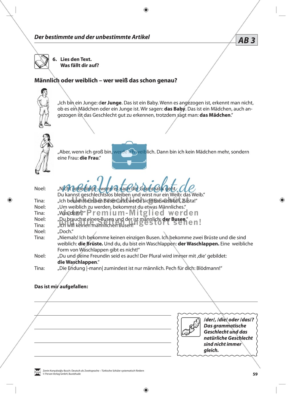 Der Artikel: Lehrerinformationen, Arbeitsblätter und Lösungen Preview 4