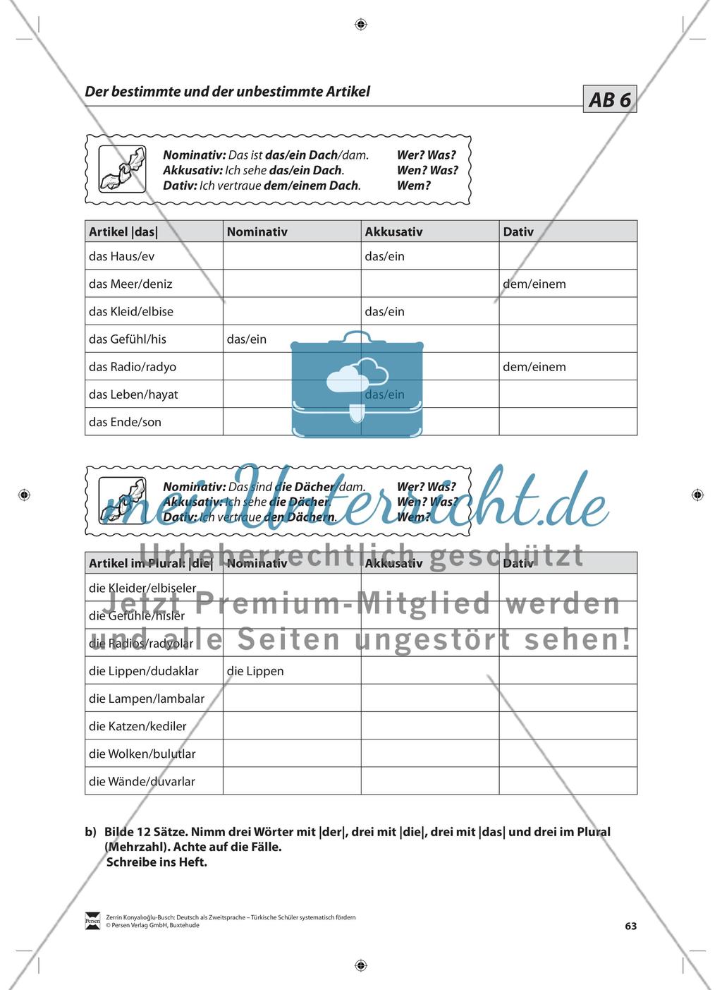 Der Artikel: Lehrerinformationen, Arbeitsblätter und Lösungen Preview 8
