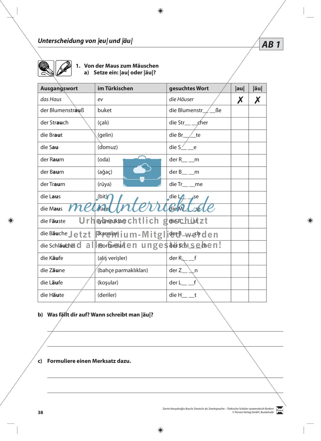 Unterscheidung von