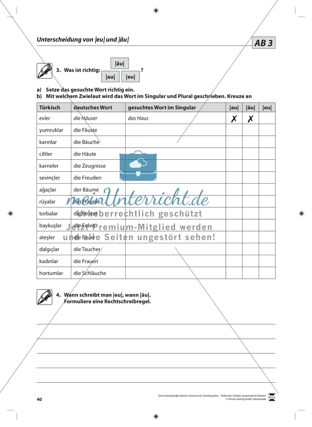 Unterscheidung von