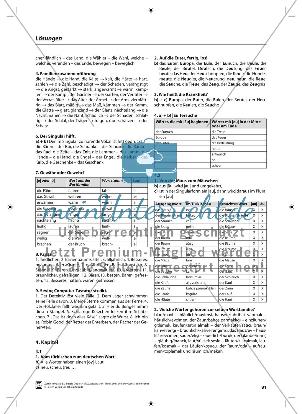 Unterscheidung von