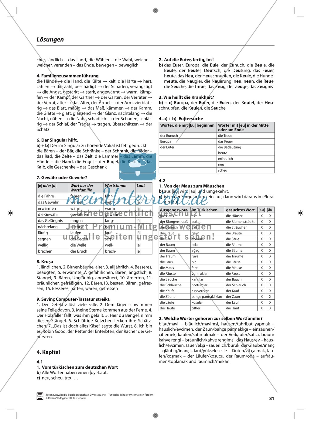 Unterscheidung von