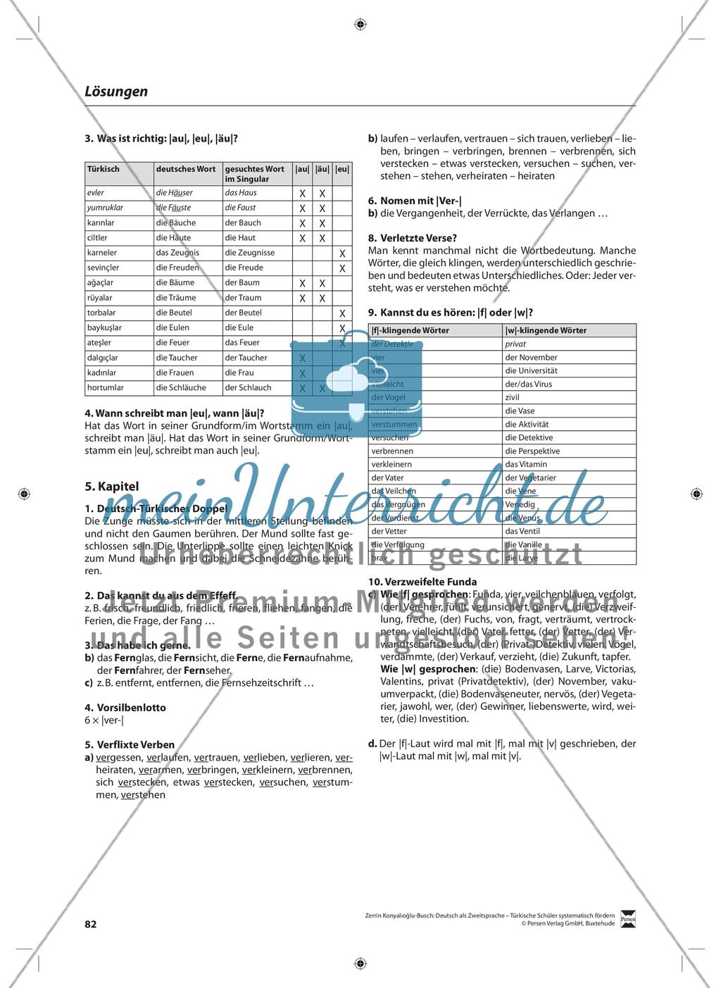 Unterscheidung von