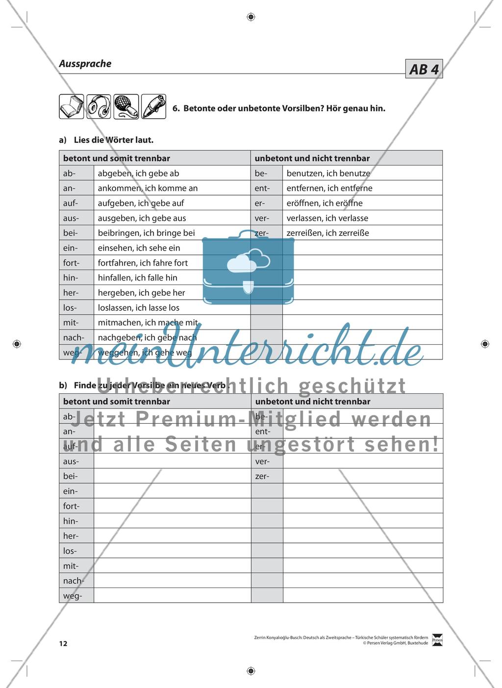 Richtige Aussprache: Lehrerinformationen, Arbeitsblätter und Lösungen Preview 5