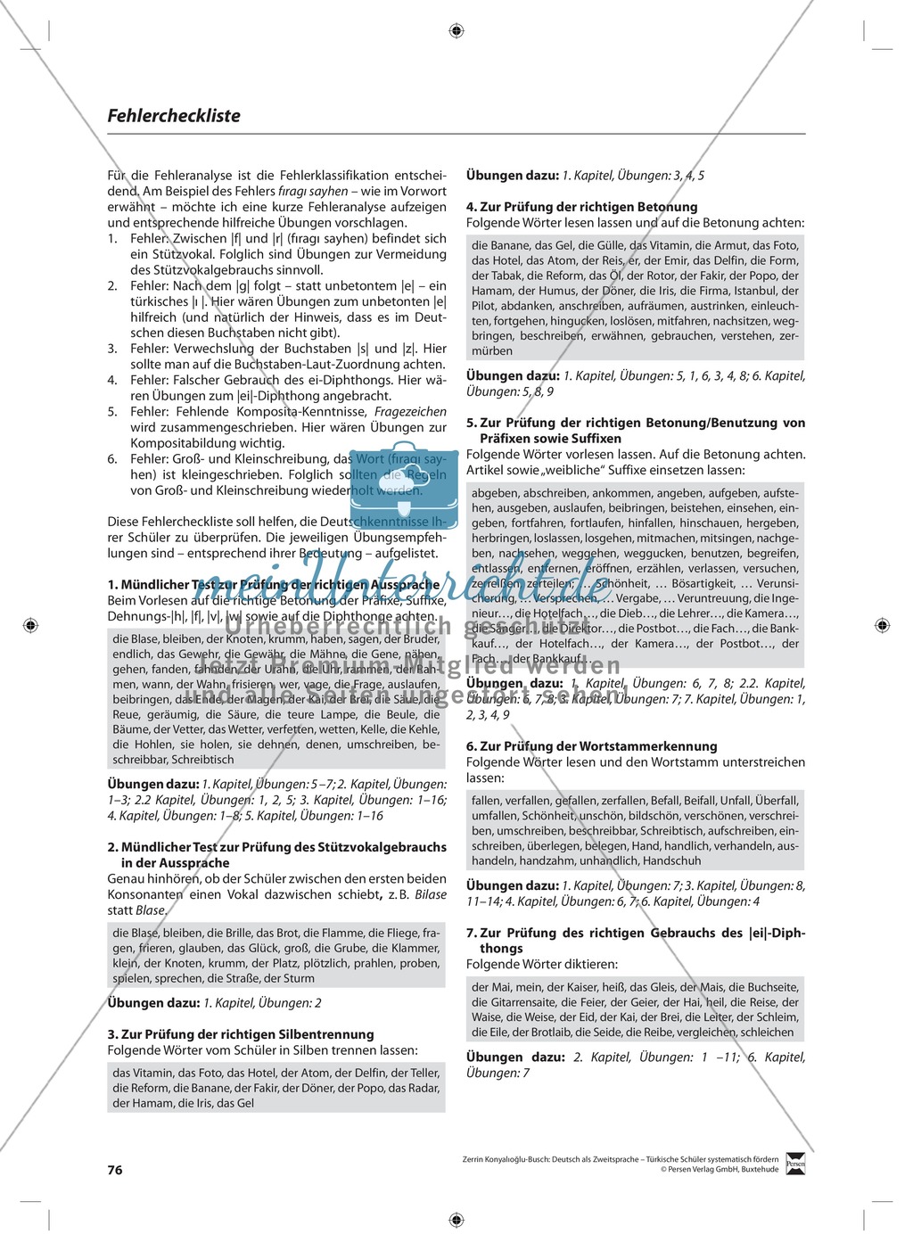 Fehlercheckliste Preview 1