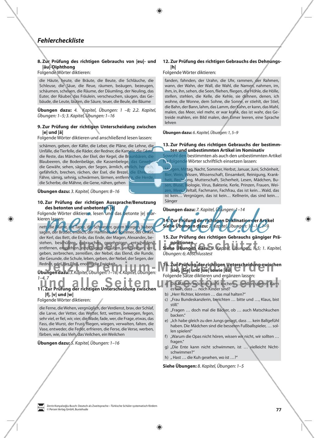 Fehlercheckliste Preview 2