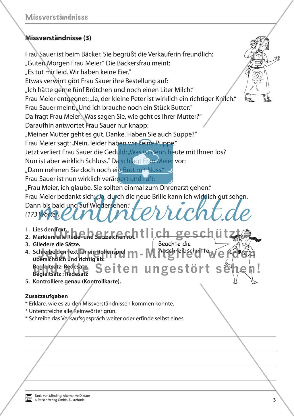 Abschrift und Wörterbucharbeit