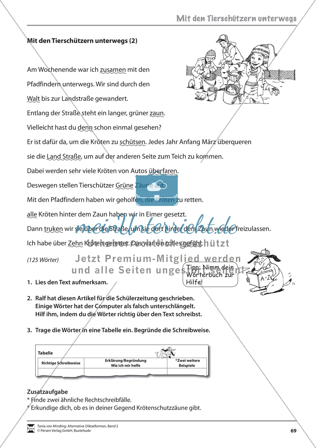 Kommentierte Diktate: Übungsblätter Preview 11