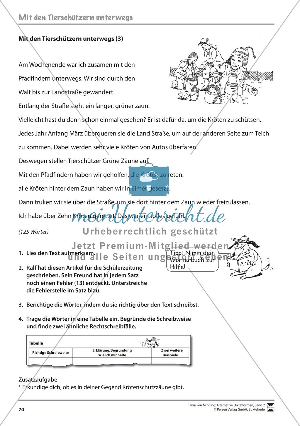 Kommentierte Diktate: Übungsblätter Preview 12