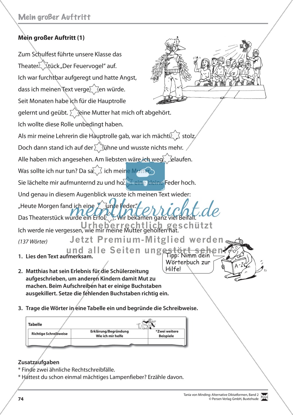 Kommentierte Diktate: Übungsblätter Preview 16