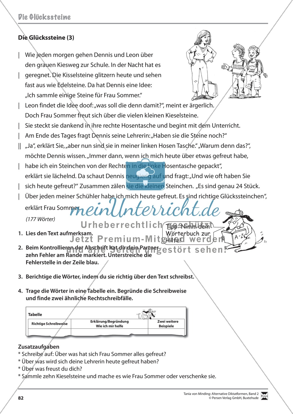 Kommentierte Diktate: Übungsblätter Preview 24