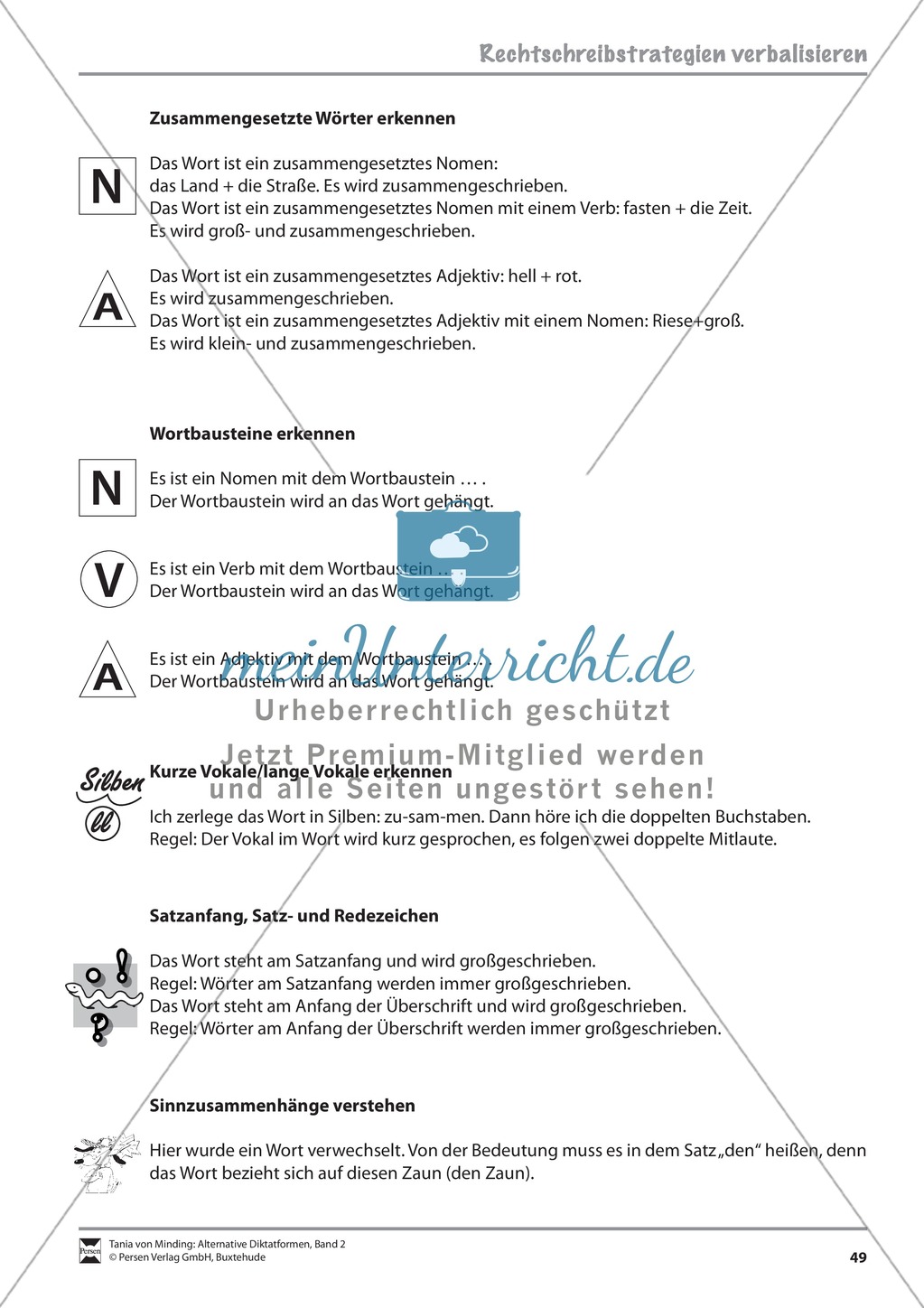 Strategiekarten, Merkkarte, Regeln Preview 2