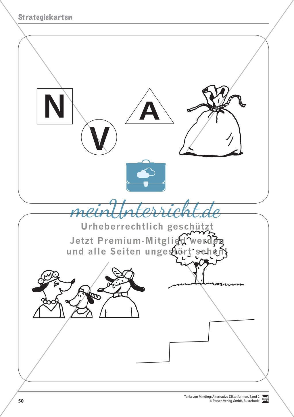 Strategiekarten, Merkkarte, Regeln Preview 3