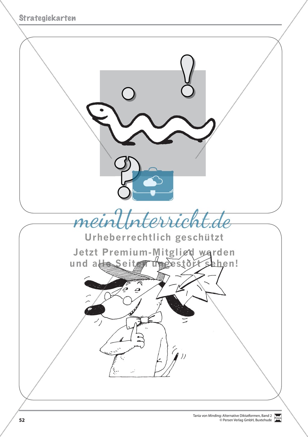 Strategiekarten, Merkkarte, Regeln Preview 5