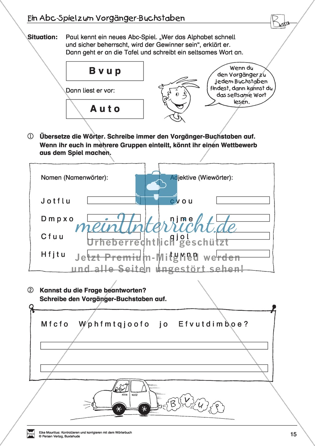 Arbeit mit dem Wörterbuch Preview 10