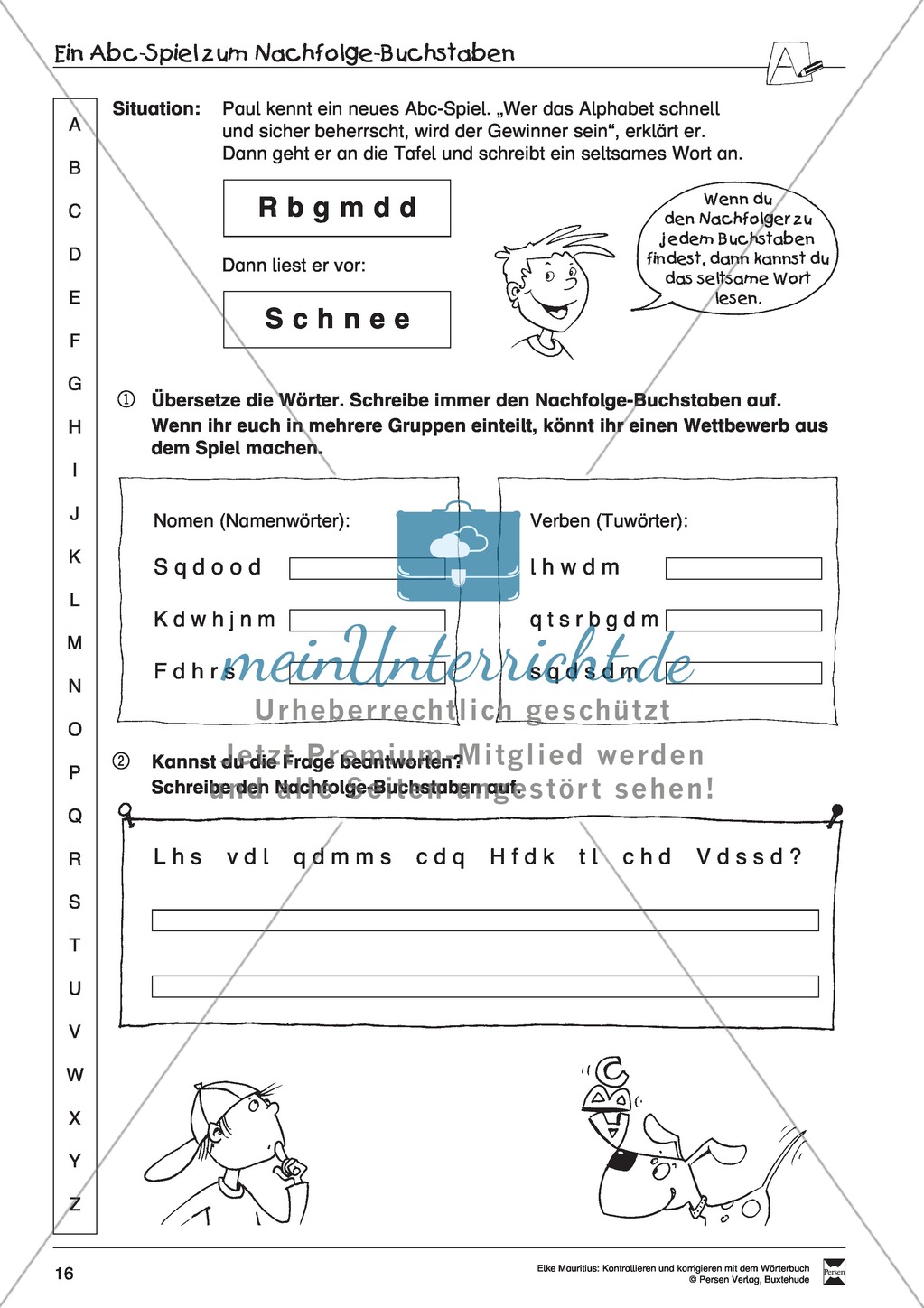 Arbeit mit dem Wörterbuch Preview 11