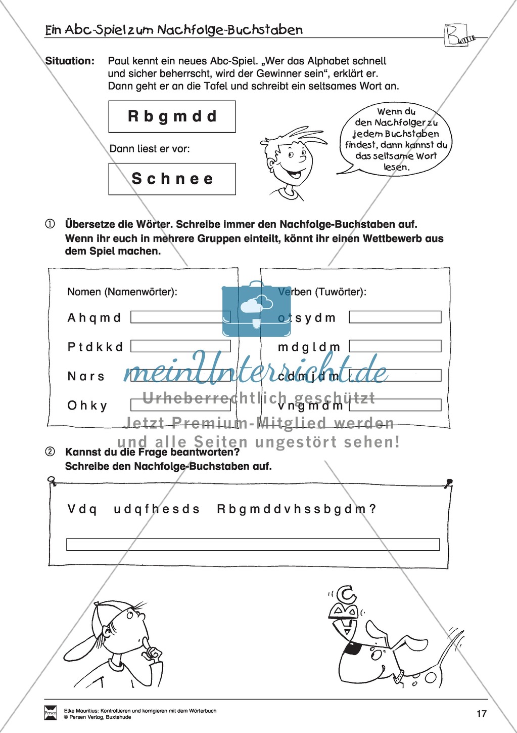 Arbeit mit dem Wörterbuch Preview 12