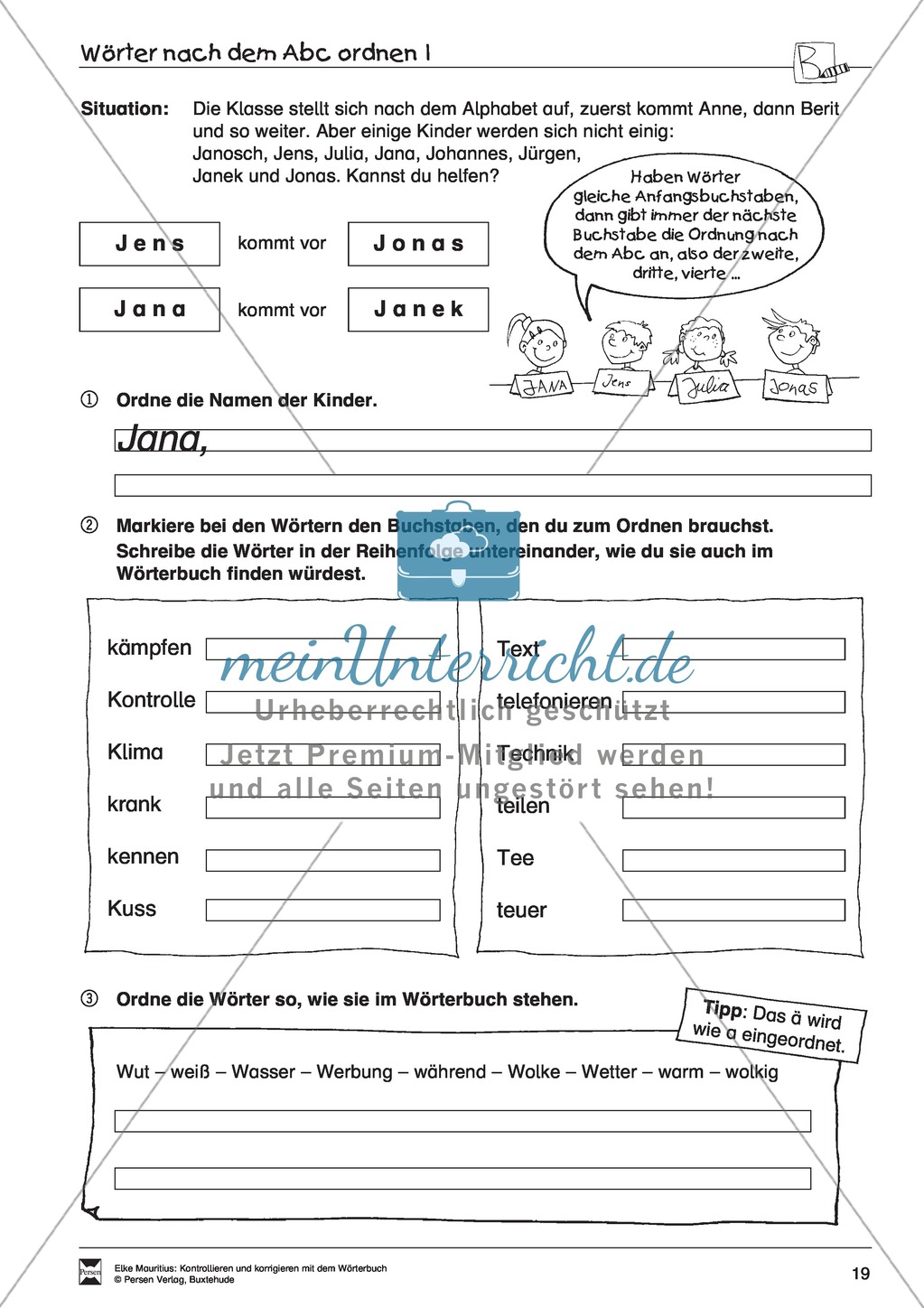 Arbeit mit dem Wörterbuch Preview 14